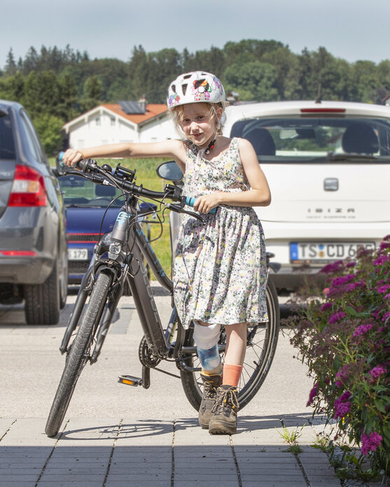 Fahrradfahren mit Tibiapseudarthrose | © Pohlig GmbH